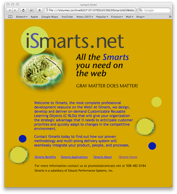 ISmarts Website